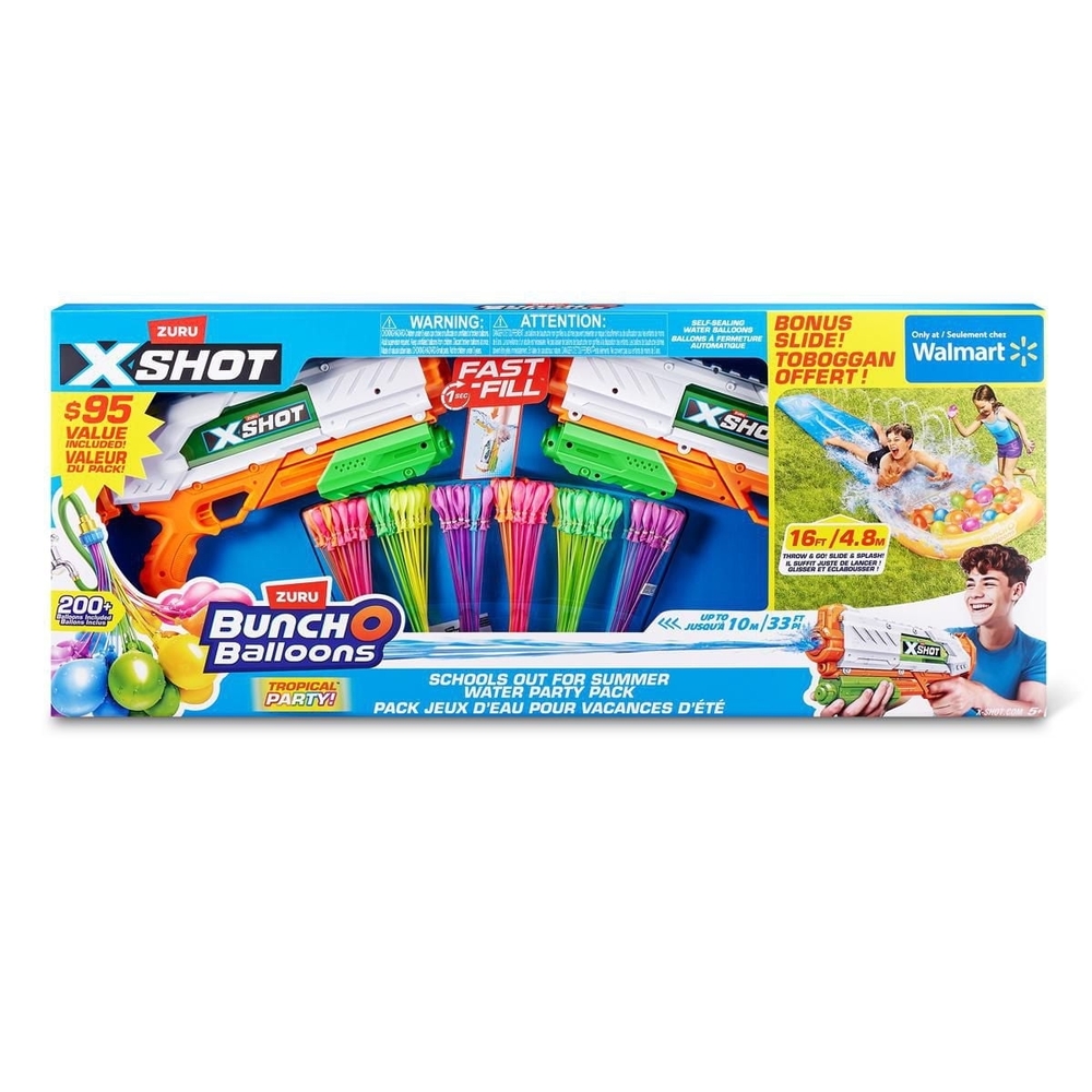 Bunch O Balloons Summer Water Party Pack by ZURU, BOB, Water Balloons Fun Games